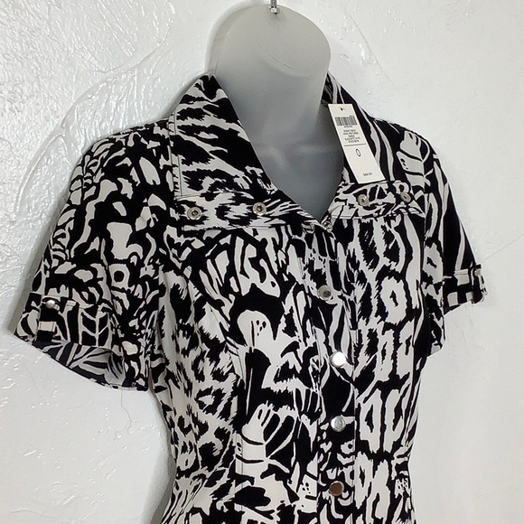 Chico’s 0 Zenergy Neema animal print dress size small NWT - Picture 2 of 15